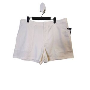 Redy white high rise shorts. Size 16. NWT.